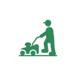 Here's an alt tag for the image: `Lawn mowing service`